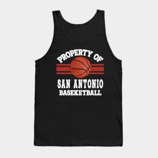 Proud Name San Antonio Graphic Property Vintage Basketball Tank Top